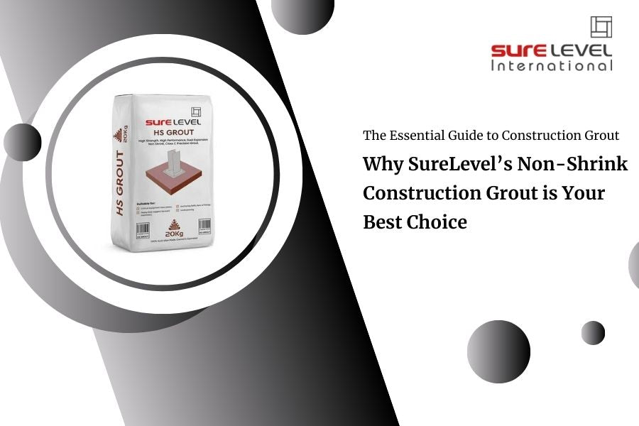 The Essential Guide to Construction Grout | Why SureLevel’s Non-Shrink Construction Grout is Your Best Choice