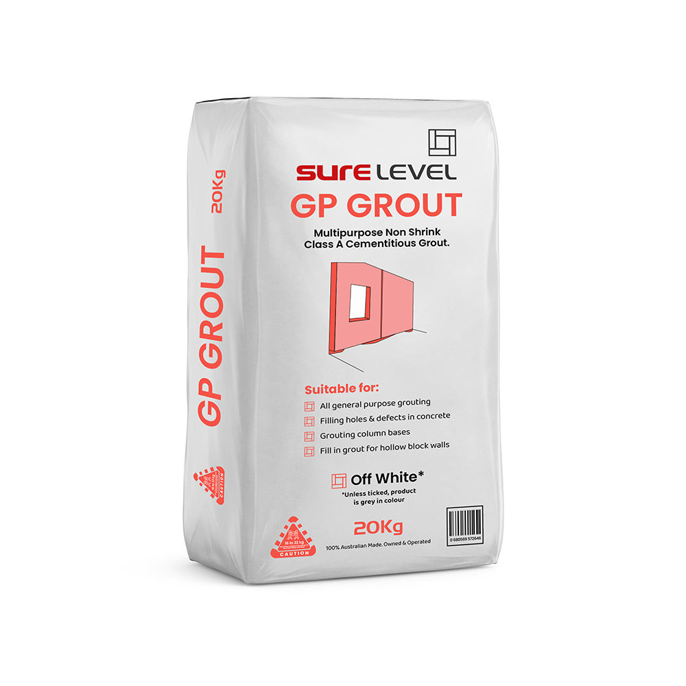 Panel Insert Grout General Purpose Non-Shrink GP Grout 20kg | SureLevel – SureLevel ...