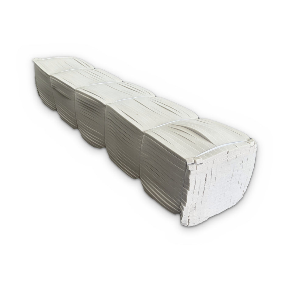 White Foam Backing Strips 2150x30x20mm
